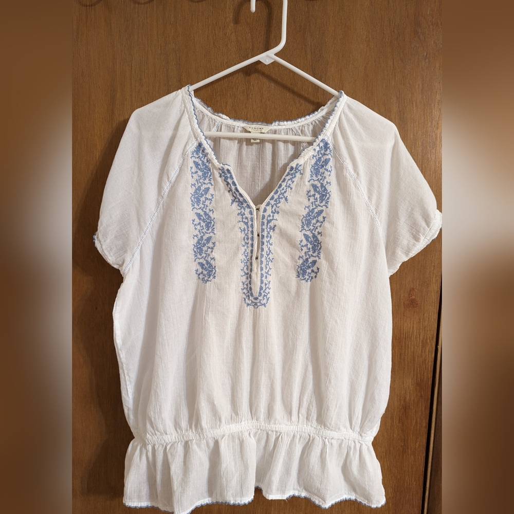 ⚡5 for 25 ⚡ Sonoma boho top🌻 size large 🍄 perfect for spring and summer 🌞